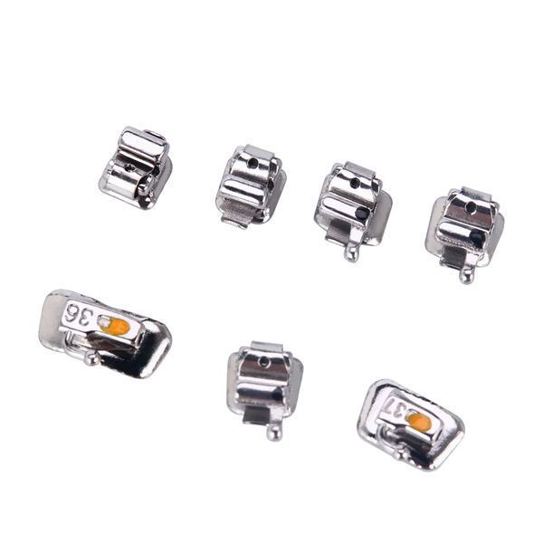 Azdent Self Ligating Mini Roth 0.22 &ndash; металлические активные самолигирующие брекеты 3-4-5, 28 шт 1933404545 фото