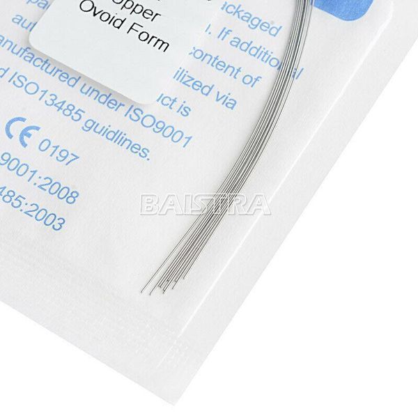 Azdent SE NiTi 0.012" верх - ортодонтические дуги, Ovoid Form, 10 шт/уп. 1409219512 фото