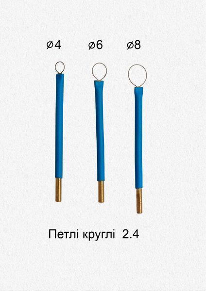 Насадка электрод 2,4мм петля &oslash;6мм для діатермокоагулятора, 1шт. 2644894759 фото