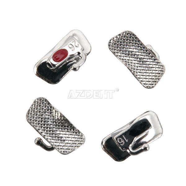 Azdent Roth 0.22 Laser Mark Mesh Base &mdash; щічні трубки на 1-й моляр неконвертуючі, 4 шт 1403457370 фото