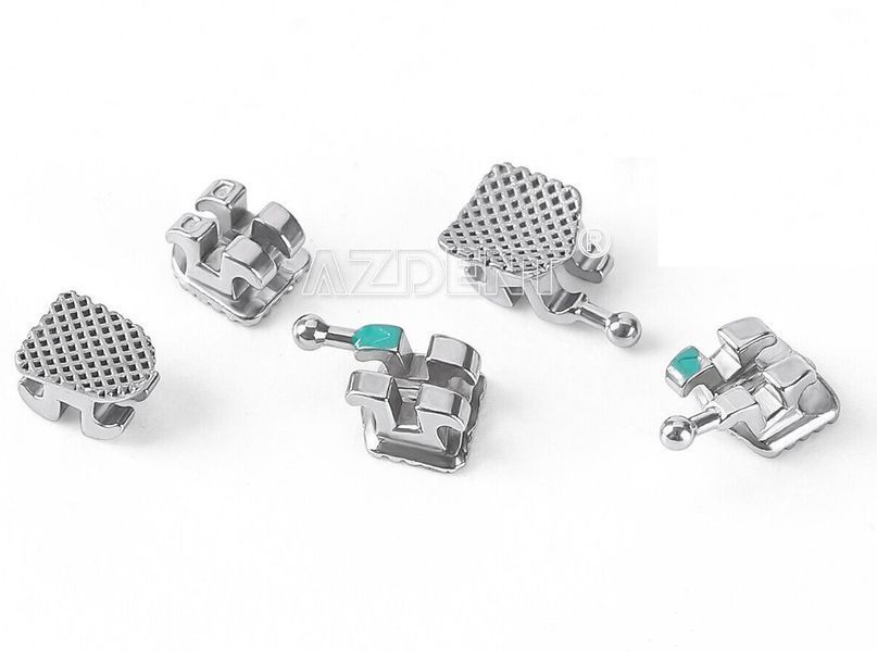 Брекет №42 Low Right для системи 2х4, Mini, Roth 0.22", 10 шт., Azdent Mini, Roth 0.22" LR42 фото